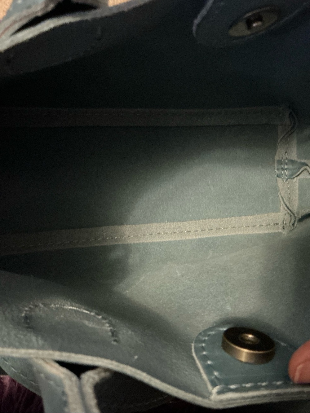 PLG small raindrop in aqua with penny pouch and fortune cookie pouch - Picture 6 of 8